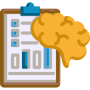 Evaluation avec des tests neuropsychologiques, des évaluations et des questionnaires