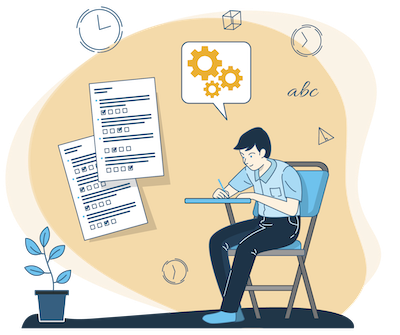 Evaluation des fonctions cognitives, tests neuropsychologiques